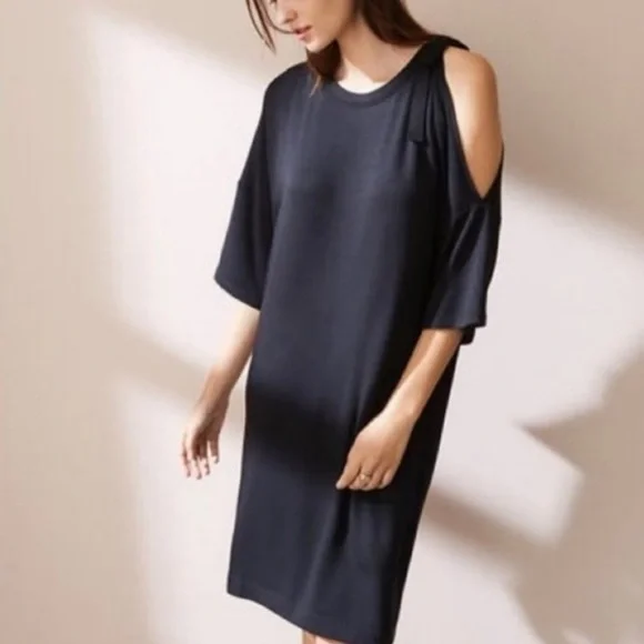 Lou & Grey | Dresses | Lou Grey One Shoulder Jersey Knit Shift Dress Size S  Signature Soft Fabric | Poshmark